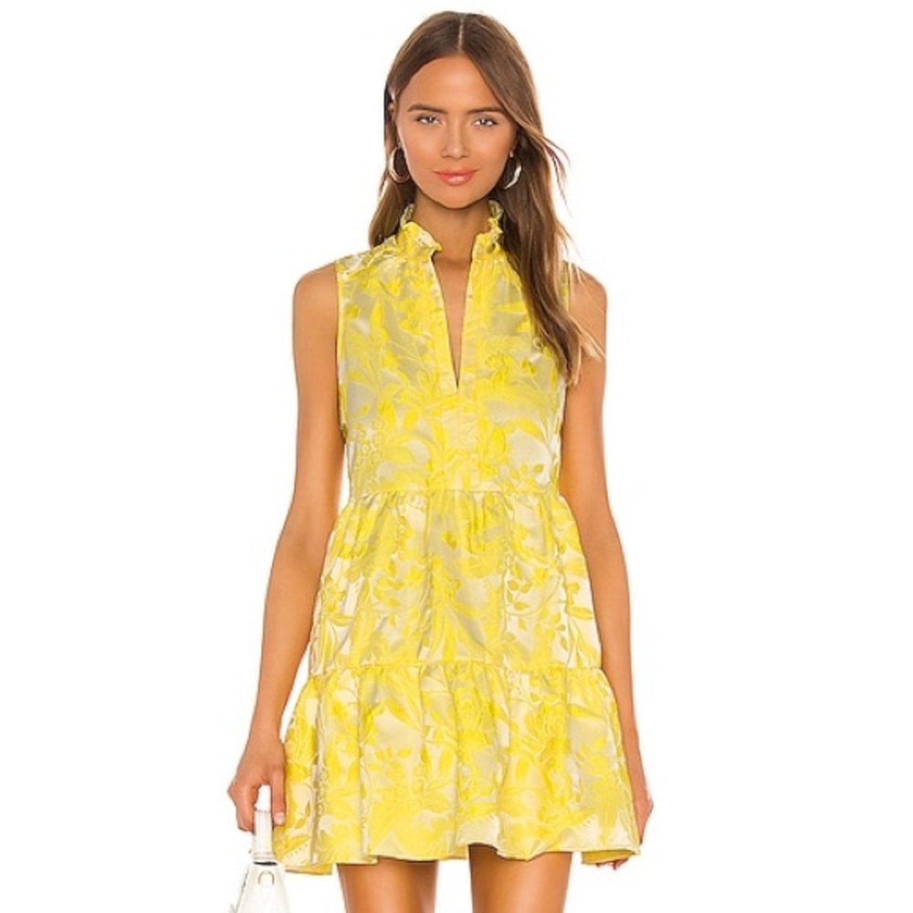 Amanda Uprichard Sleeveless Saffron Dress